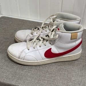 Nike White and Pink Athletic Shoes